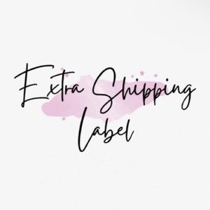 Extra Shipping Label - Your Package is over 5Lbs